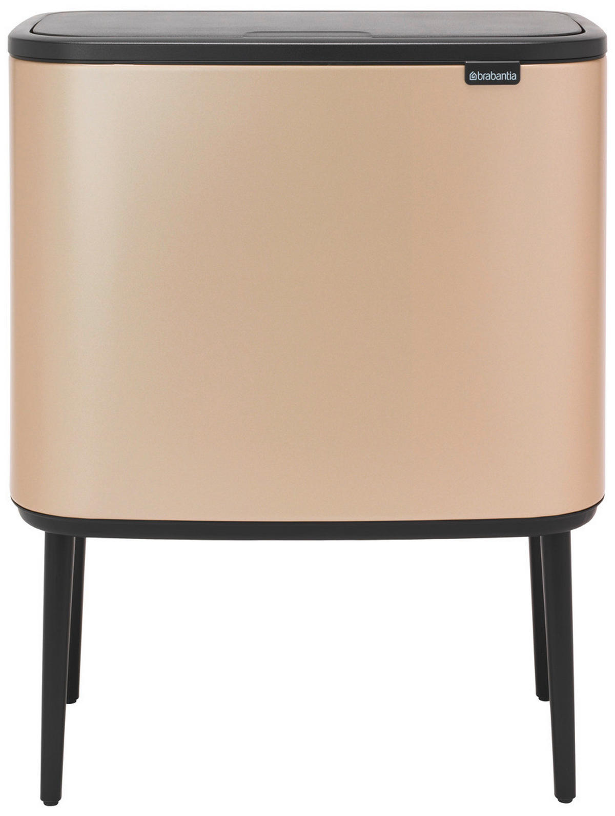 KOŠ ZA SMETI - zlate barve, Basics, umetna masa (54/68/31.5cm) - Brabantia
