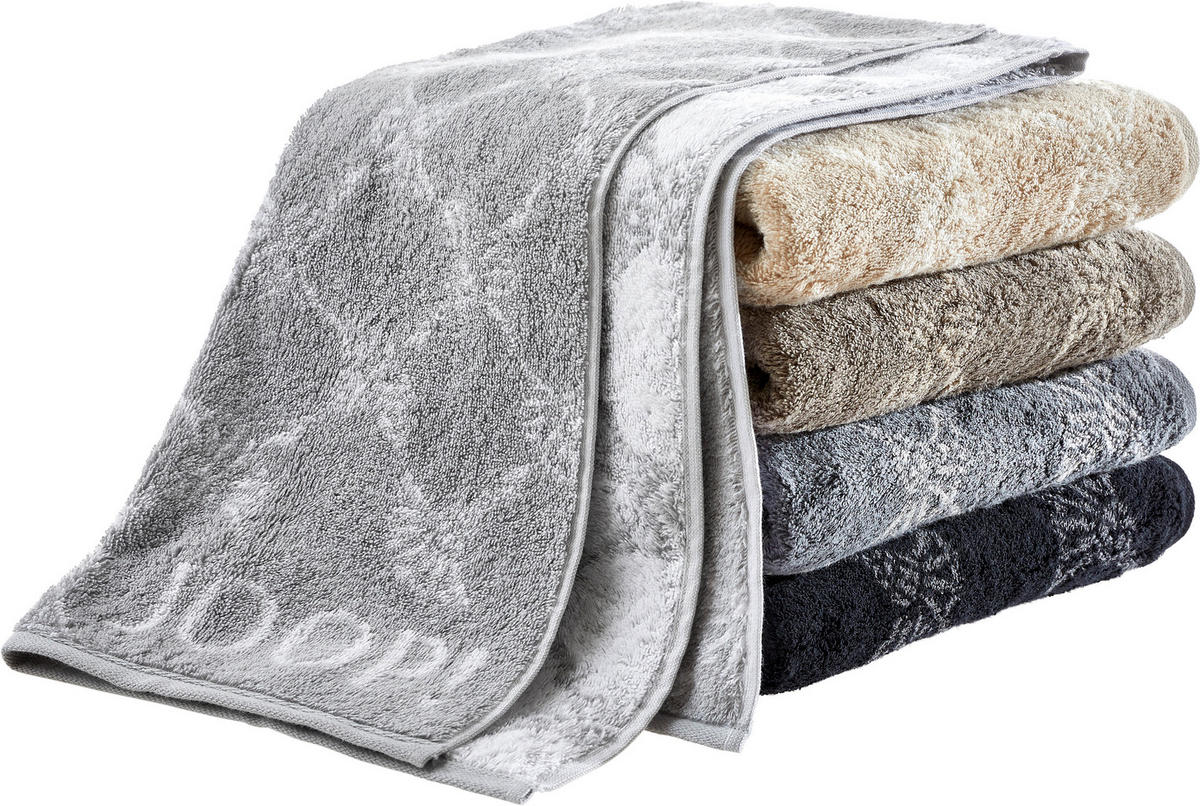 RUČNÍK, 50/100 cm, béžová - béžová, Basics, textil (50/100cm) - Joop!