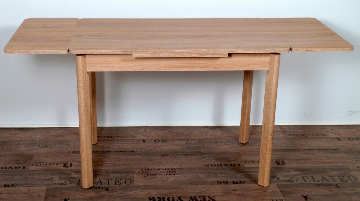 ESSTISCH Sonoma Eiche rechteckig  ausziehbar  - Sonoma Eiche, KONVENTIONELL, Holzwerkstoff (105/68/75cm) - MID.YOU