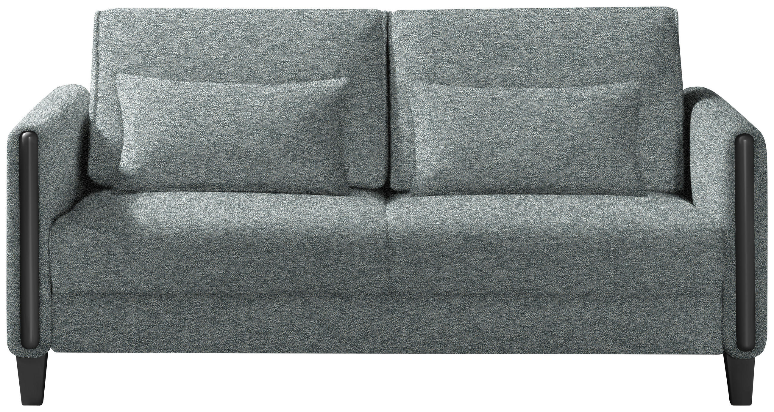 SCHLAFSOFA in Holz, Textil Anthrazit, Schwarz  - Anthrazit/Schwarz, Design, Holz/Textil (174/88/104cm) - Niels Andersson