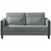 SCHLAFSOFA in Holz, Textil Anthrazit, Schwarz  - Anthrazit/Schwarz, Design, Holz/Textil (174/88/104cm) - Niels Andersson