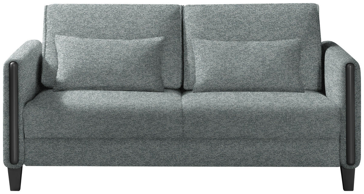 SCHLAFSOFA in Holz, Textil Anthrazit, Schwarz  - Anthrazit/Schwarz, Design, Holz/Textil (174/88/104cm) - Niels Andersson