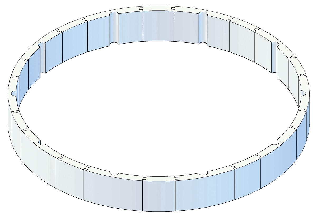 POOL-ISOLATIONSSET 550 cm  - Weiß, Basics, Kunststoff (550cm)