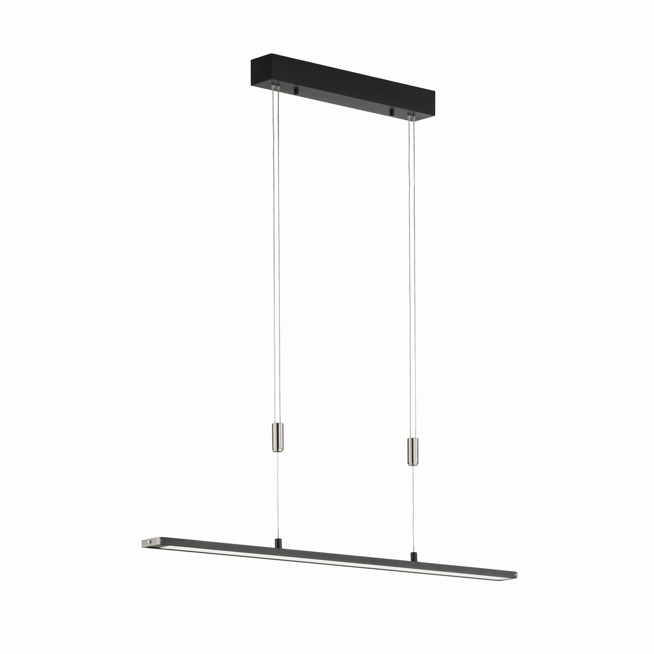 LED-HÄNGLAMPA 6/90 cm  - sandfärgad/svart, Design, metall (6/90cm) - Fischer & Honsel
