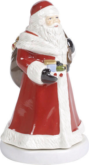 DEKOSPIELUHR Nostalgic Melody  - Rot/Weiß, Design, Keramik/Metall (9/9/15cm) - Villeroy & Boch