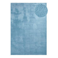 FLACHWEBETEPPICH Wohnzimmer 160/220 cm Fiona Hellblau rechteckig  - Hellblau, KONVENTIONELL, Textil (160/220cm) - Novel