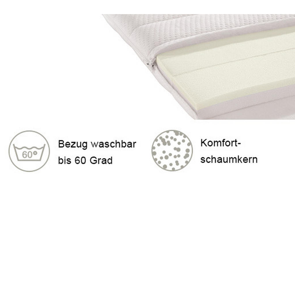 Thumbnail - RUF Betten Topper, Weiß, Textil, 90x200 cm, Blauer Engel, Goldenes M, Made in Germany, Dgm, Oeko-Tex® Standard 100, Bezu...