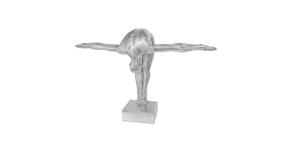 SKULPTUR - Silberfarben, LIFESTYLE, Kunststoff (117/38/80cm) - Ambia Home