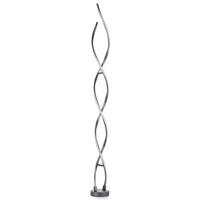 LED-STEHLEUCHTE 5097 DNA 15/15/150 cm   - Titanfarben/Schwarz, Design, Kunststoff/Metall (15/15/150cm)