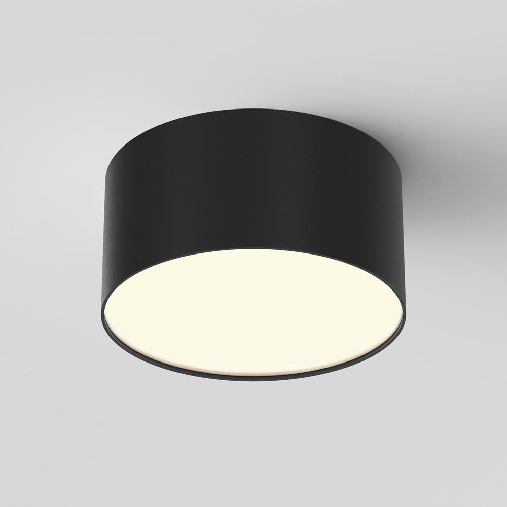 DECKENLEUCHTE 12/6 cm   - Schwarz, MODERN, Metall (12/6cm) - MAYTONI