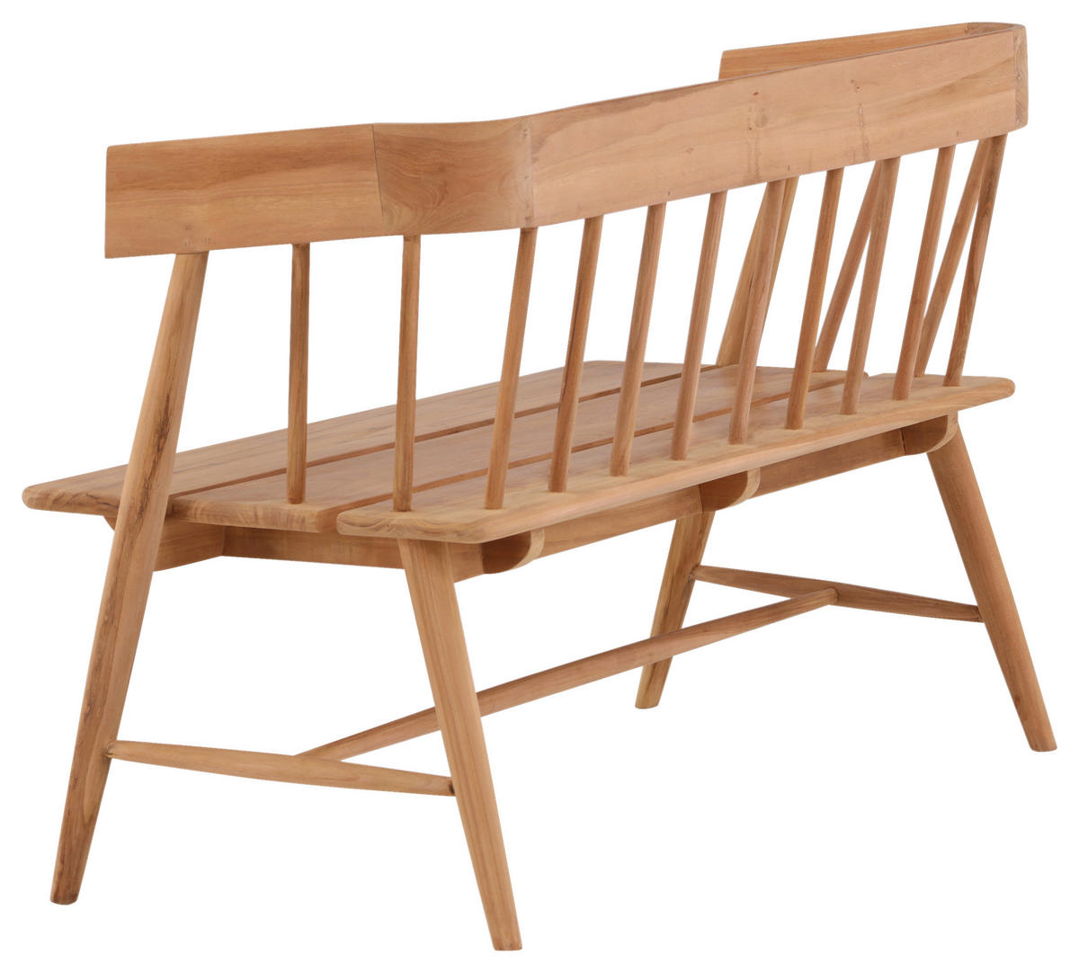 GARTENBANK 58/85/132 cm Teakholz   - Teakfarben, KONVENTIONELL, Holz (58/85/132cm) - Gardenson
