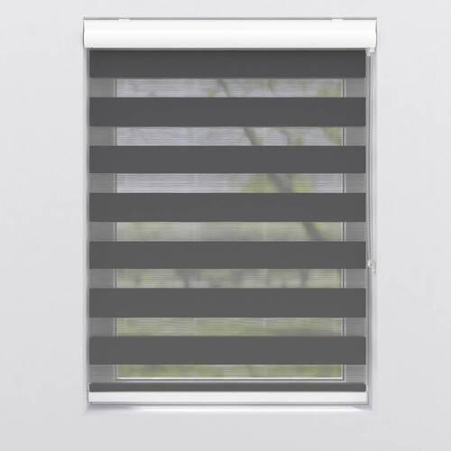 DUOROLLO SCHWARZ 115/175 cm  - Schwarz, KONVENTIONELL, Textil (115/175cm)