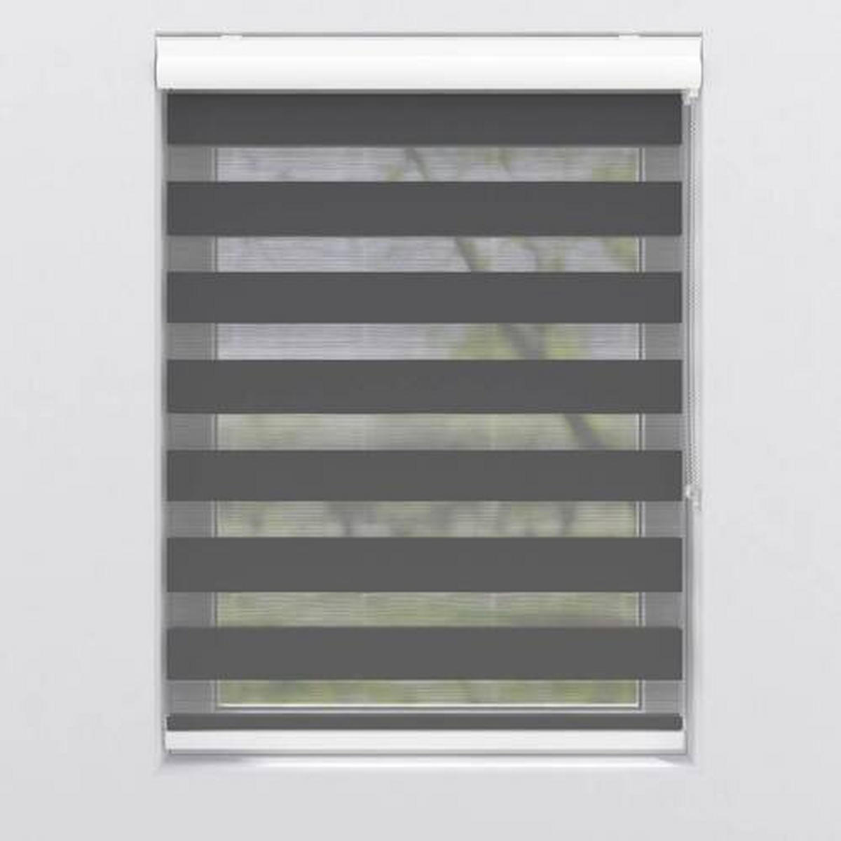 DUOROLLO SCHWARZ 85/175 cm  - Schwarz, KONVENTIONELL, Textil (85/175cm)