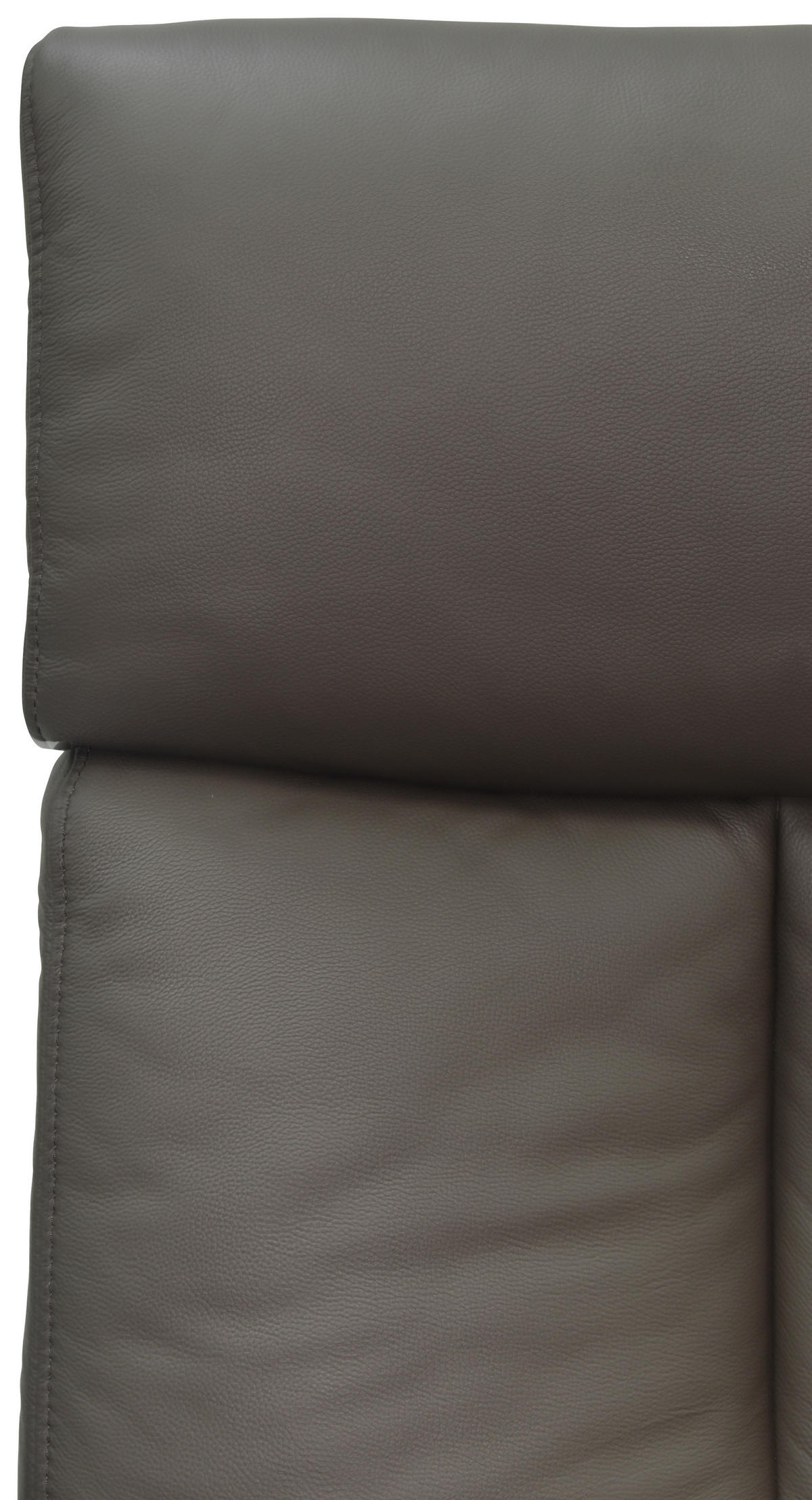 RELAXSESSEL Lederlook Echtleder    - Dunkelbraun/Schwarz, Design, Leder/Holz (75/109/84/148/84cm) - Livetastic