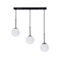 HÄNGELEUCHTE 67/15/150 cm  - Schwarz/Weiß, Basics, Metall (67/15/150cm)
