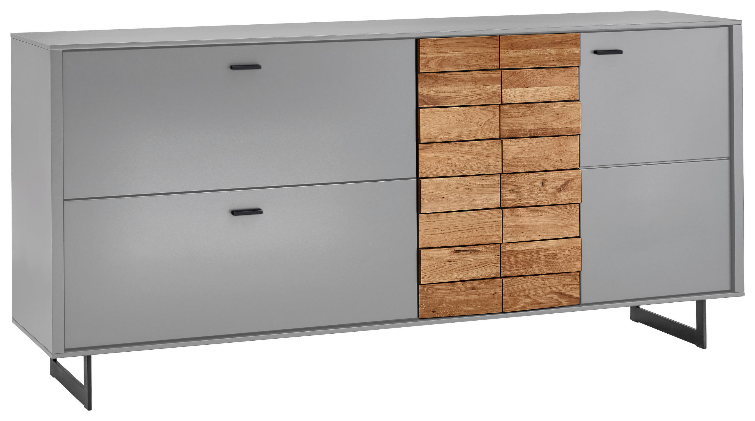 SIDEBOARD Eichefarben, Kaschmir  186/87,2/46,4 cm  - Kaschmir/Eichefarben, Design, Holz/Holzwerkstoff (186/87,2/46,4cm) - Novel