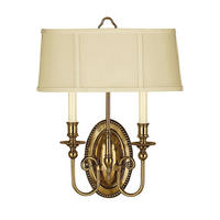 NÁSTENNÉ SVIETIDLO, 36.6/11,2/44,8 cm - mosadzná, Konventionell, kov (36.6/11,2/44,8cm) - Elstead Lighting