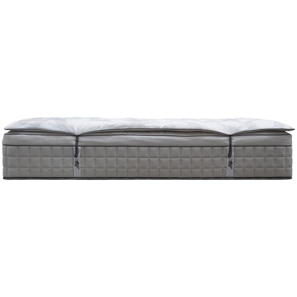 Thumbnail - Livetastic Taschenfederkernmatratze, Grau, Weiß, Textil, H3, Füllung: Polyester, 90x200 cm, Oeko-Tex® Standard 100, Bezu...