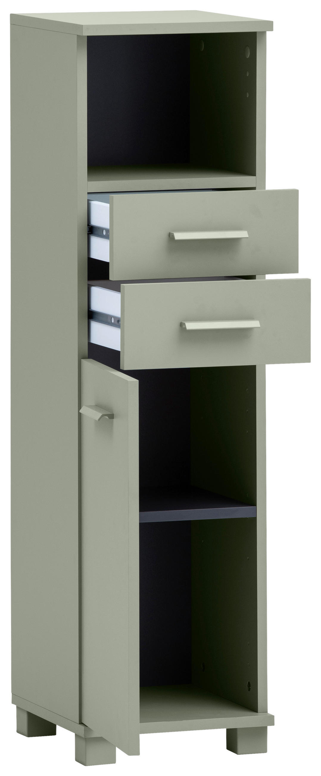 MIDISCHRANK 30,3/110,5/32,6 cm  - Grün, MODERN, Holzwerkstoff/Kunststoff (30,3/110,5/32,6cm) - MID.YOU