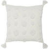 KISSENHÜLLE Pom 45/45 cm  - Weiß, Basics, Textil (45/45cm) - Svanefors