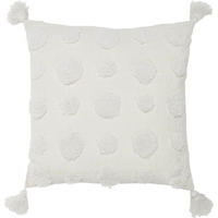 KISSENHÜLLE Pom 45/45 cm  - Weiß, Basics, Textil (45/45cm) - Svanefors