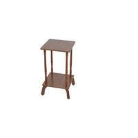 BEISTELLTISCH 36/36/61 cm Kautschukholz massiv Nussbaumfarben  - Nussbaumfarben, KONVENTIONELL, Holz/Holzwerkstoff (36/36/61cm) - MID.YOU