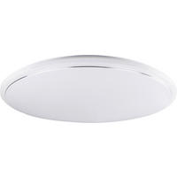 LED MENNYEZETI LÁMPA - fehér, Basics, műanyag/fém (75/10cm) - Novel