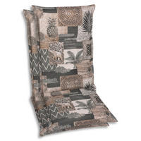 SESSELAUFLAGENSET Federn  - Beige, Basics, Textil (50/7/120cm)