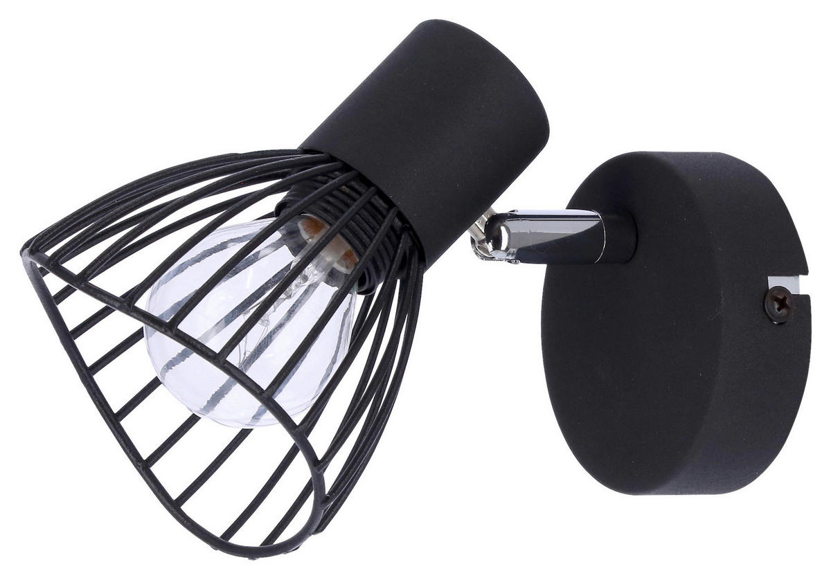 WANDSTRAHLER 8/12/12 cm   - Schwarz, Basics, Metall (8/12/12cm)