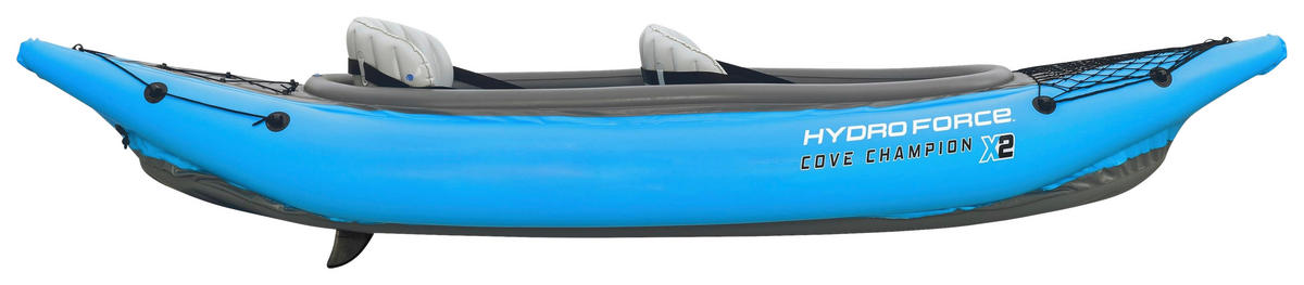KAJAK 65052 VENTURA KAYAK  - Blau/Grau, KONVENTIONELL, Kunststoff/Metall (331/88cm) - Bestway