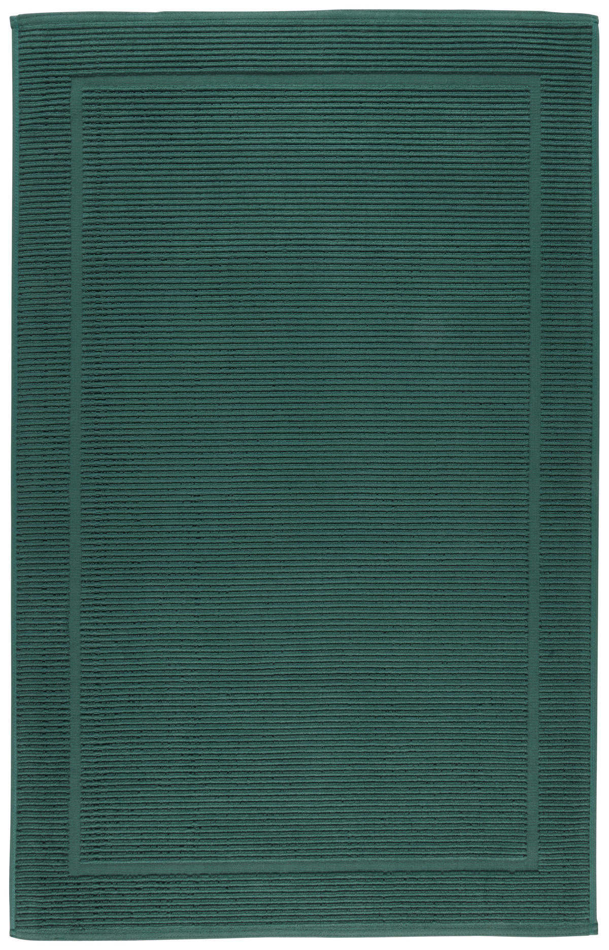 KOUPELNOVÁ PŘEDLOŽKA, 60/100 cm - tmavě zelená, Basics, textil (60/100cm) - Bio:Vio