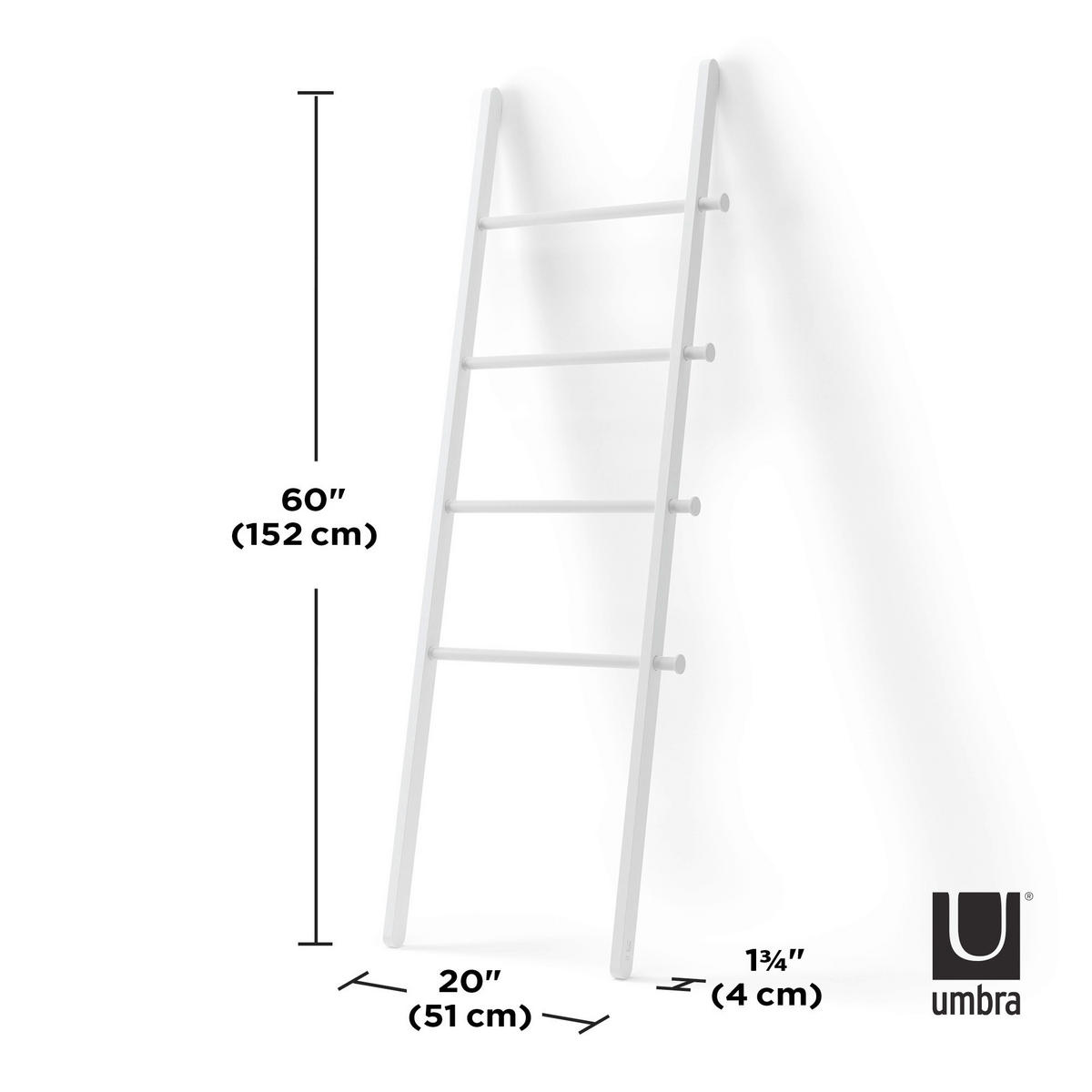 GARDEROBENSTÄNDER in Weiß 51/152/4 cm   - Weiß, KONVENTIONELL, Holz/Metall (51/152/4cm) - Umbra