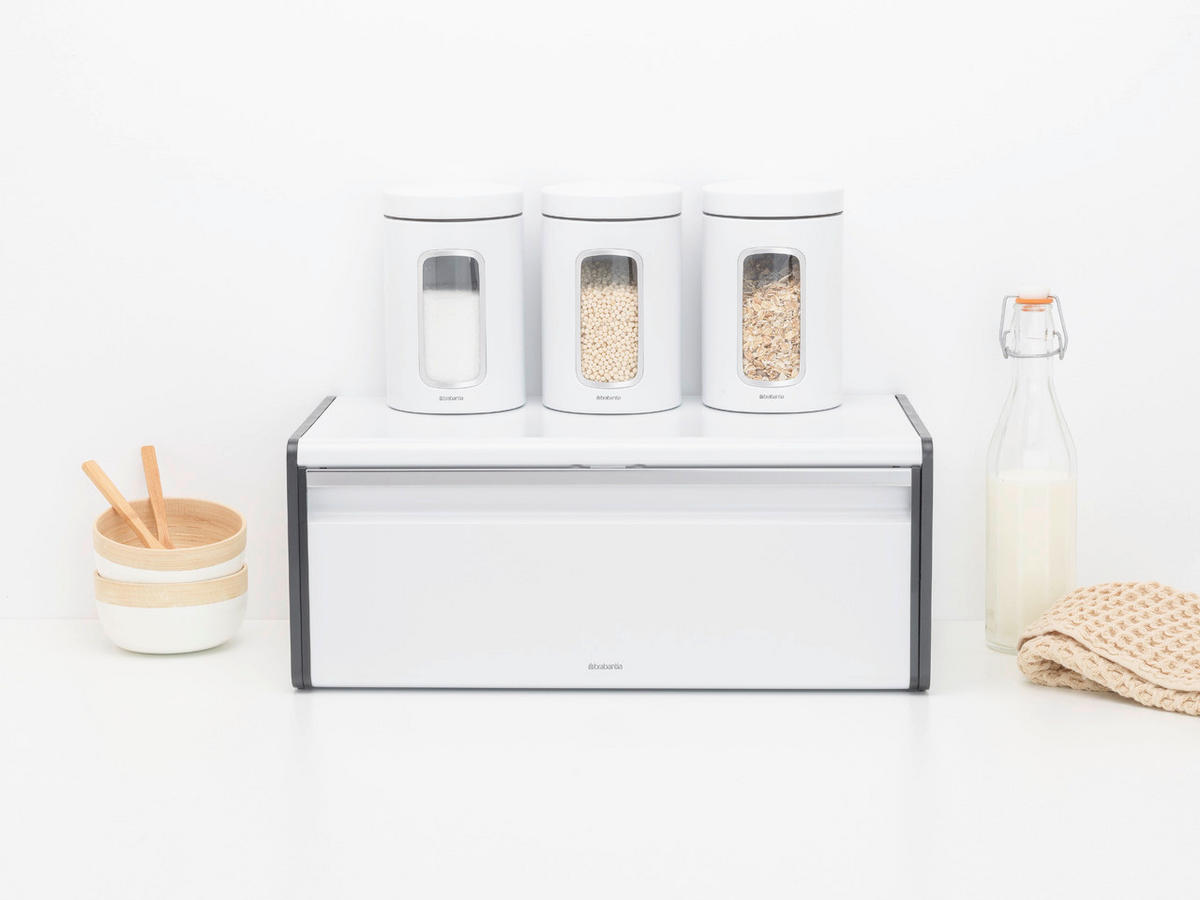CHLEBNÍK - biela, Design, kov (46.5/18.7/25cm) - Brabantia