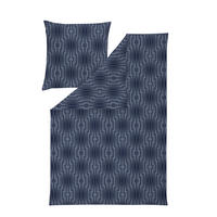 BETTWÄSCHE ATELIER Interlock-Jersey 155/220 cm  - Dunkelblau, Design, Textil (155/220cm) - Estella