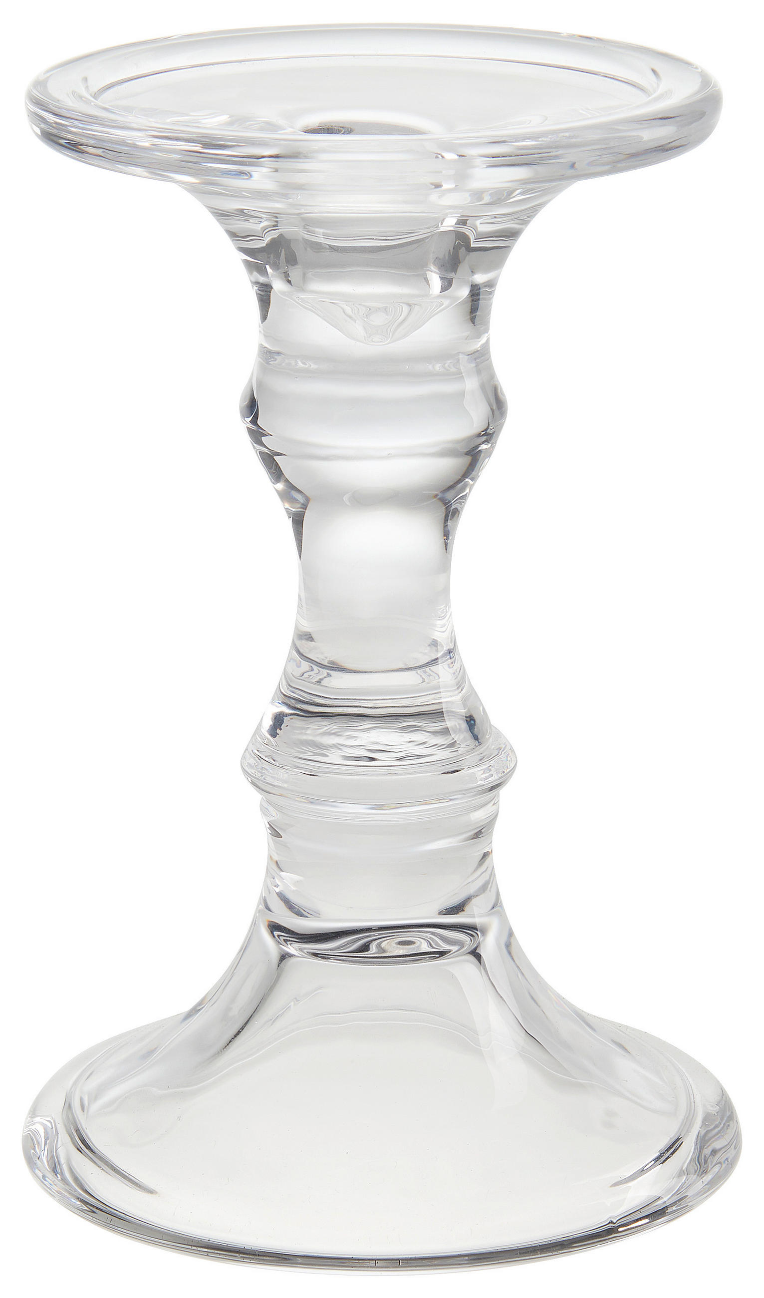 GYERTYATARTÓ - áttetsző, Basics, Üveg (12/18cm) - Ambia Home