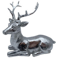 DEKORAČNÝ SOB - strieborná, Lifestyle, plast (14/9,5/14cm) - X-Mas
