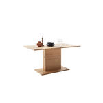 ESSTISCH Eiche massiv, furniert rechteckig Eichefarben  - Eichefarben, Natur, Holz/Holzwerkstoff (160/90/77cm) - Hom`in