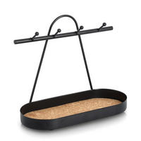 ABLAGE  - Schwarz, Basics, Holz/Metall (27,5/12,5/23,5cm) - Zeller Present