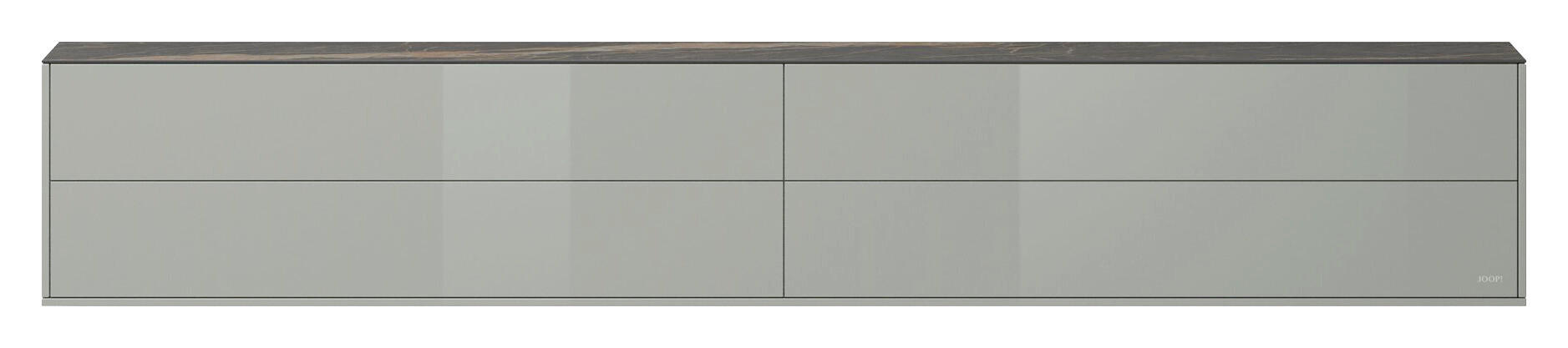 Joop! NÍZKÁ KOMODA, šedá, 242,5/40/42,4 cm