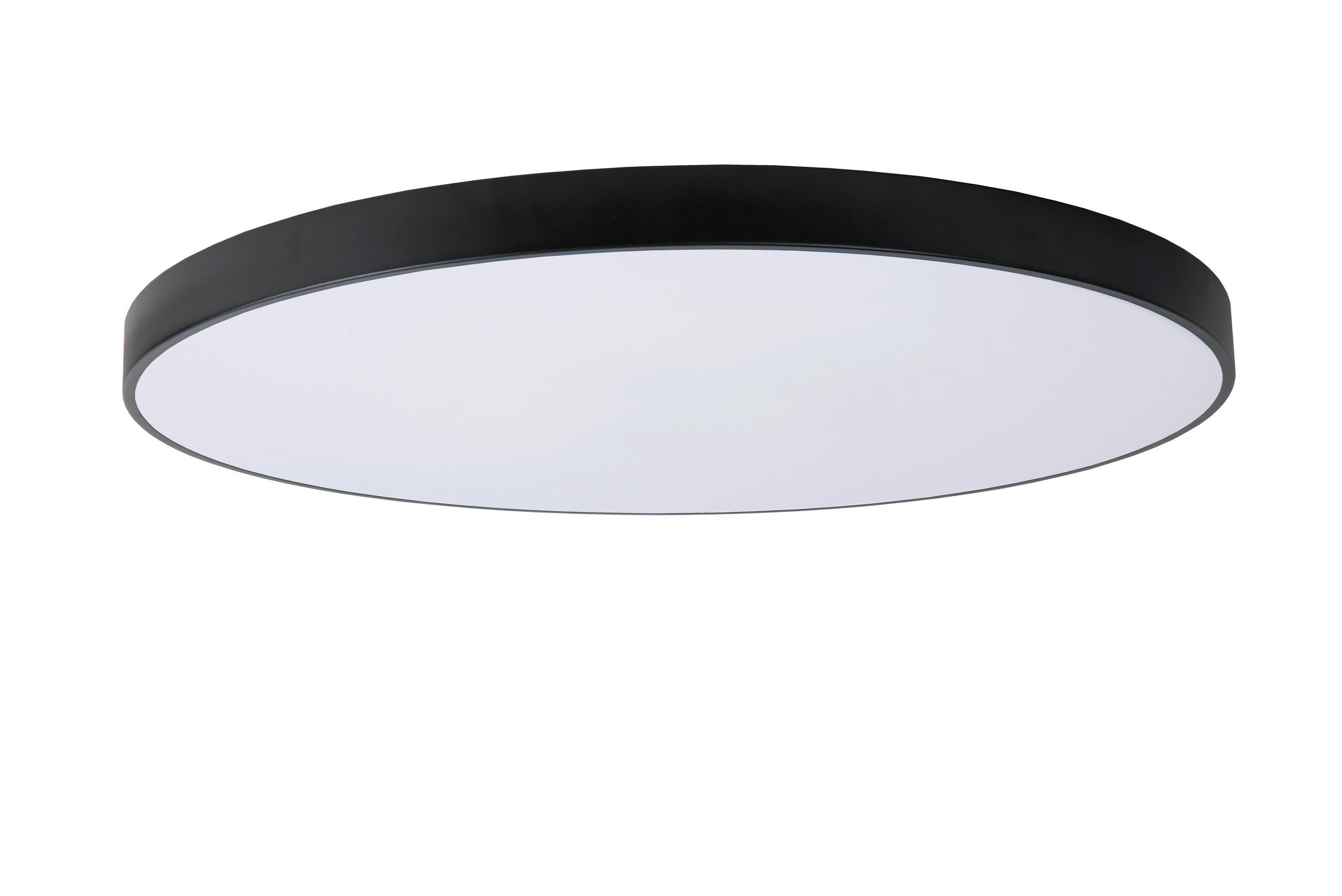 LED-DECKENLEUCHTE UNAR 80/80/5 cm   - Schwarz, KONVENTIONELL, Kunststoff/Metall (80/80/5cm) - Lucide