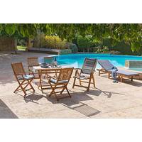 ZOSTAVA ZÁHRADNÉHO NÁBYTKU drevo - farba akácie, Modern, drevo (120cm) - Beldano