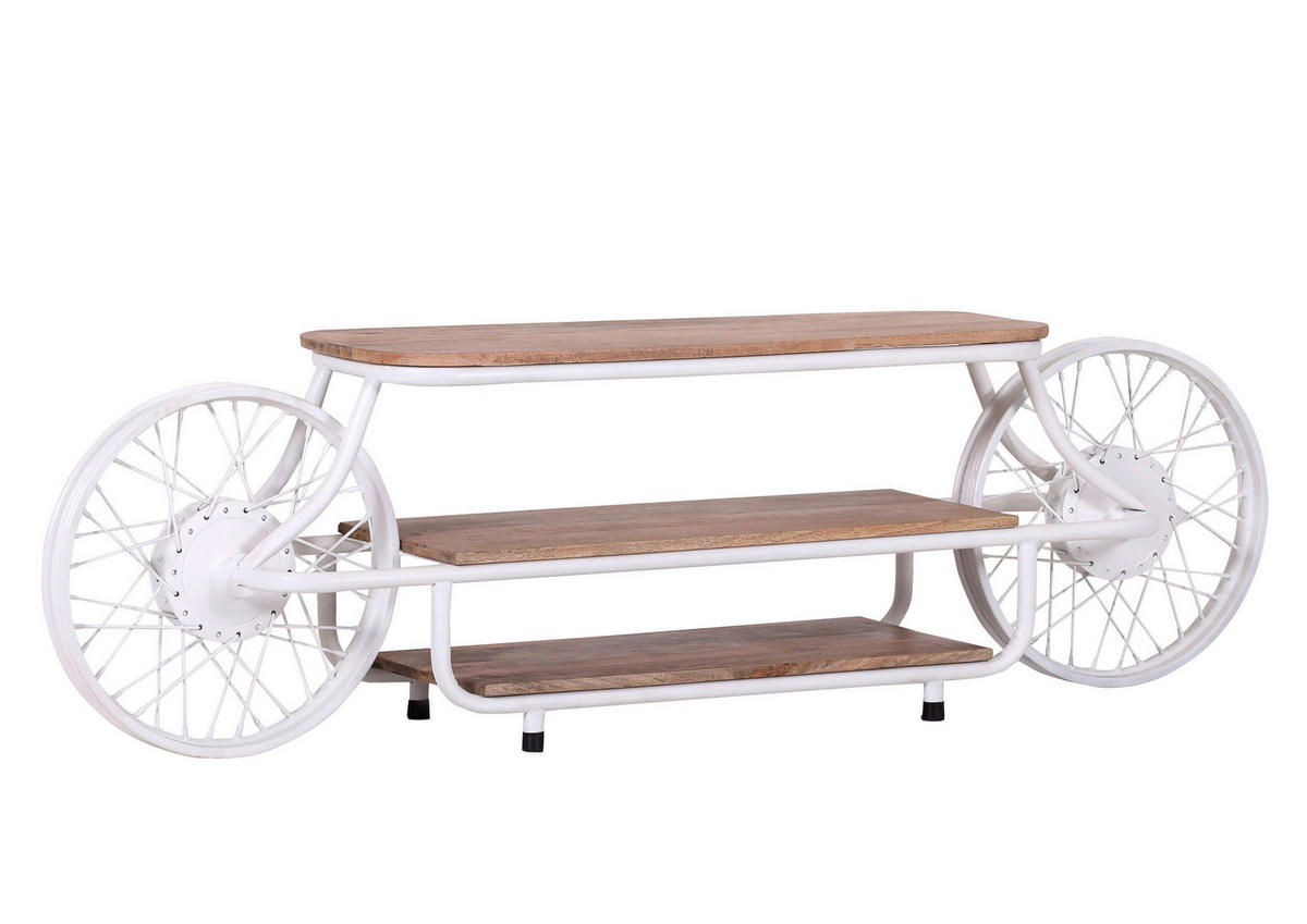 RAUMTEILER - Weiß/Braun, Design, Holz/Metall (183/53/35cm) - Landscape