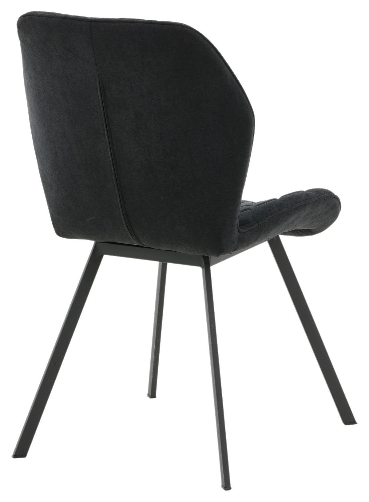 STOLSET 2 styck stål textilväv  - svart, Design, metall/textil (50/90/63cm) - Livetastic