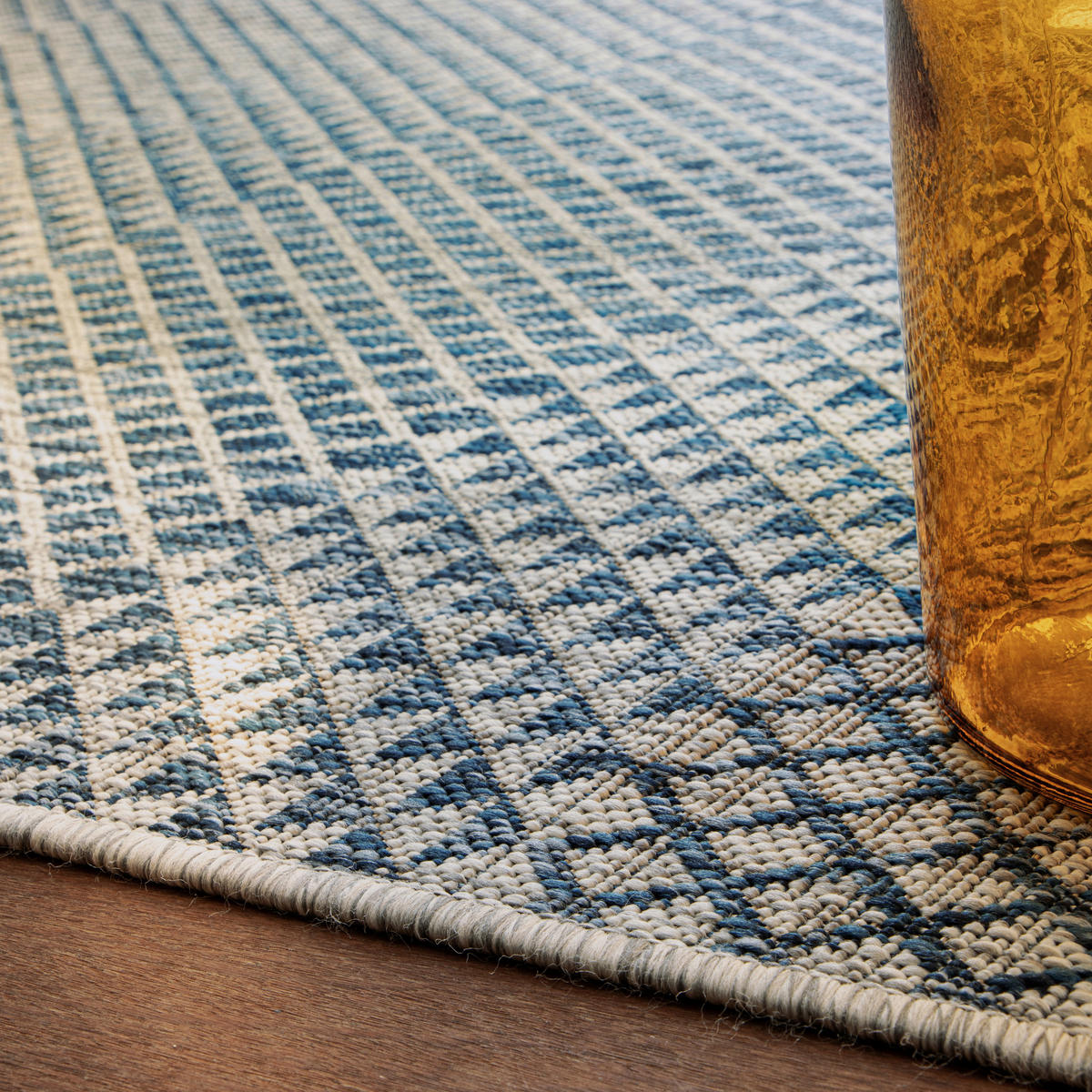OUTDOORTEPPICH 80/150 cm My Nordic  - Blau/Grau, Design, Textil (80/150cm) - Novel