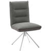 STUHL  in Flachgewebe  - Edelstahlfarben/Grau, Design, Textil/Metall (49/93/59cm) - Dieter Knoll