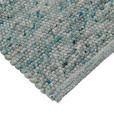 HANDWEBTEPPICH 130/190 cm Türkis  - Türkis, Natur, Textil (130/190cm) - Linea Natura