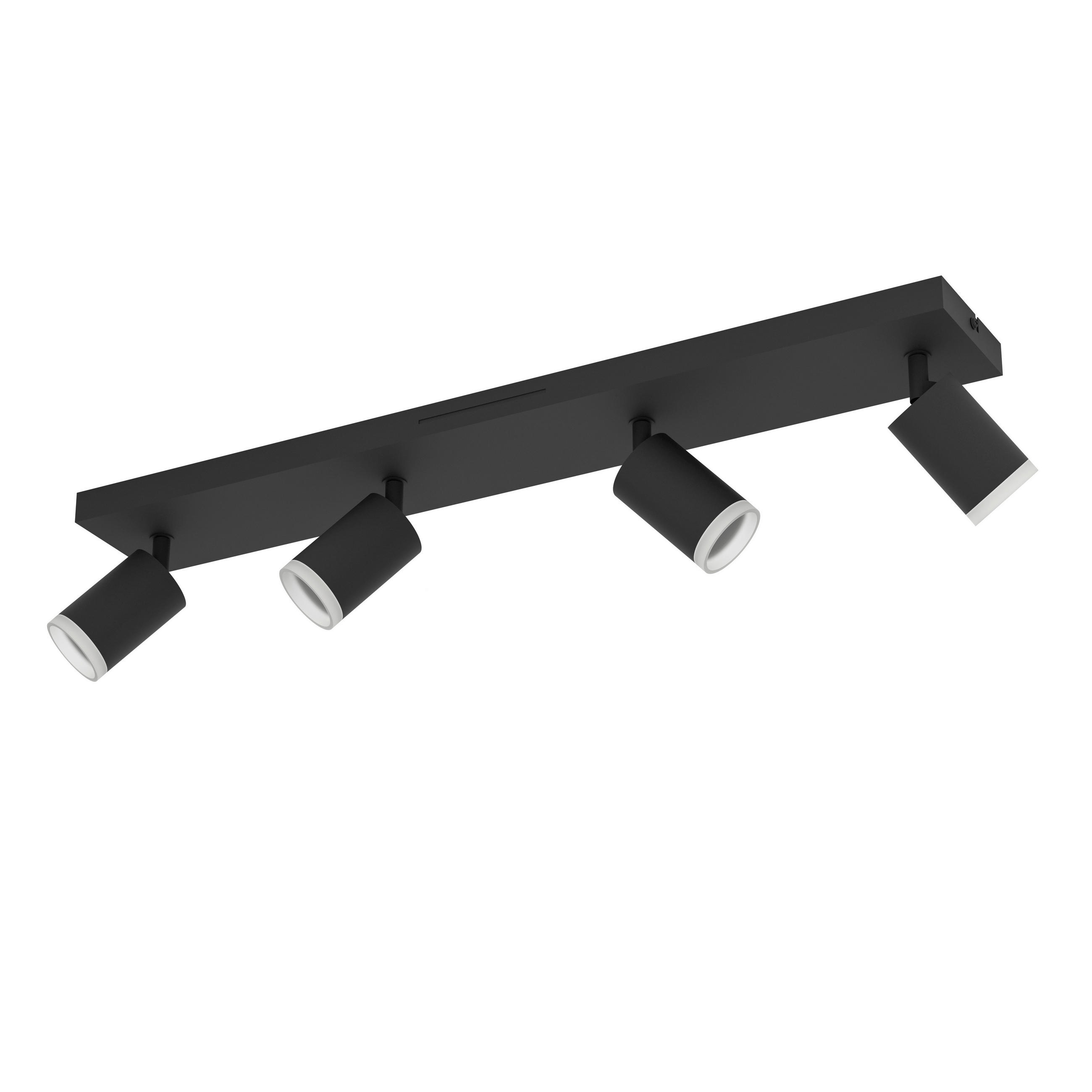 LED-DECKENSTRAHLER Melitello-Z 68.0/10.5/8.0 cm   - Schwarz, MODERN, Metall (68.0/10.5/8.0cm) - Eglo