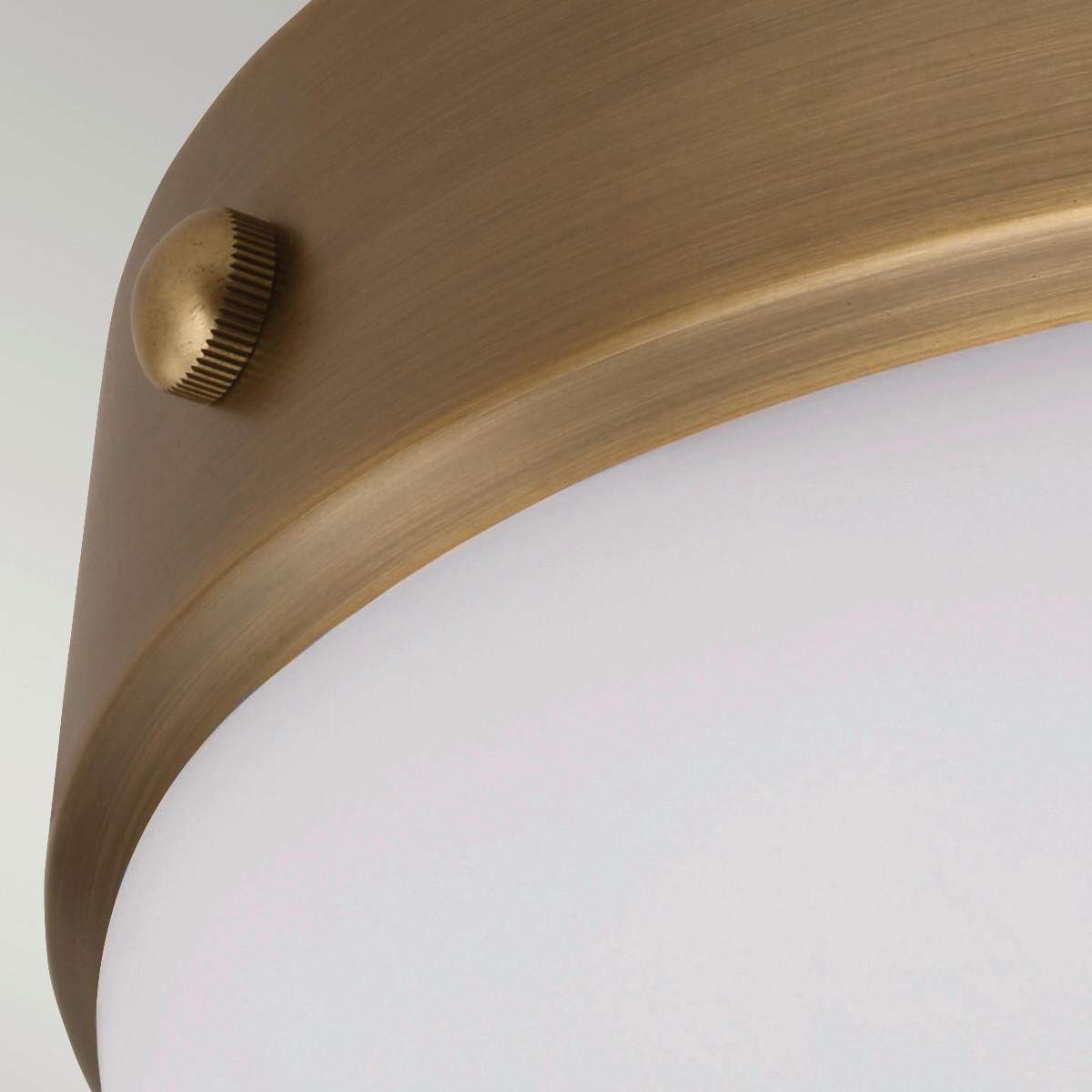 DECKENLEUCHTE Elstead Cadence 33/11.7 cm   - Messingfarben, KONVENTIONELL, Glas/Metall (33/11.7cm) - Elstead Lighting