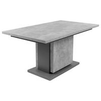 ESSTISCH in Holzwerkstoff 160-215/90/75 cm  - Anthrazit/Grau, MODERN, Holzwerkstoff (160-215/90/75cm) - MID.YOU