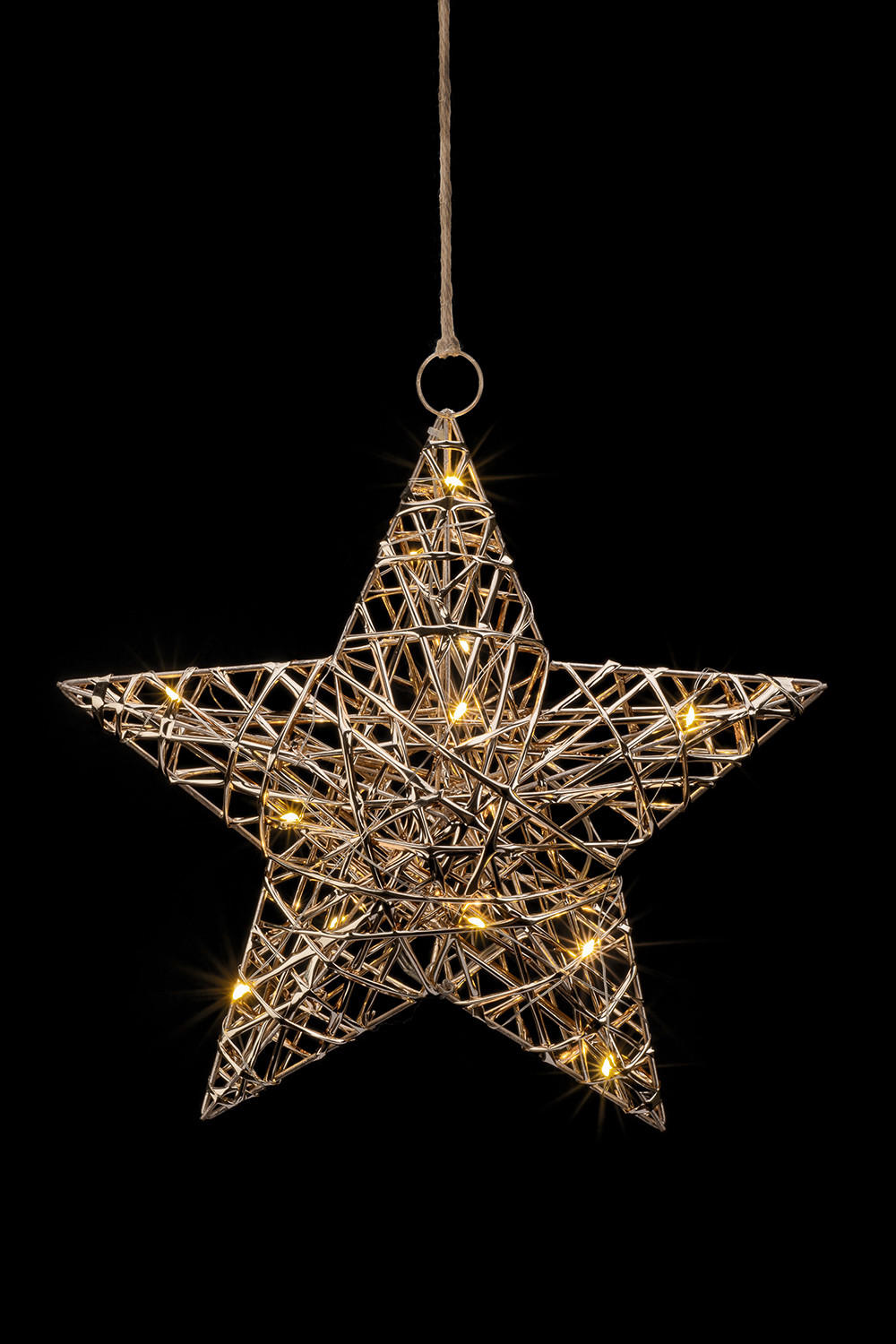 LED-DEKOLEUCHTE - Goldfarben, Basics, Kunststoff (30/7,5/30cm)
